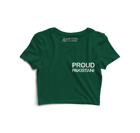 Proud Pakistan Graphic Crop Top
