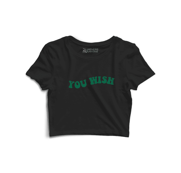 You Wish Graphic Crop Top
