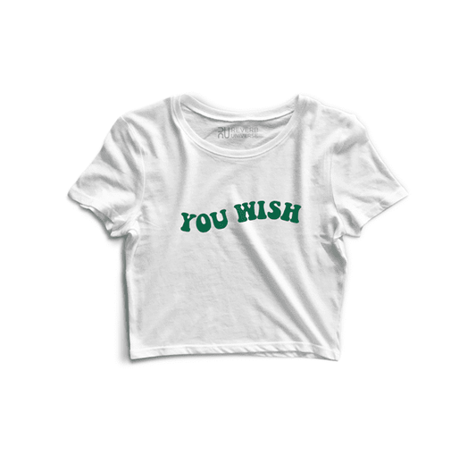 You Wish Graphic Crop Top