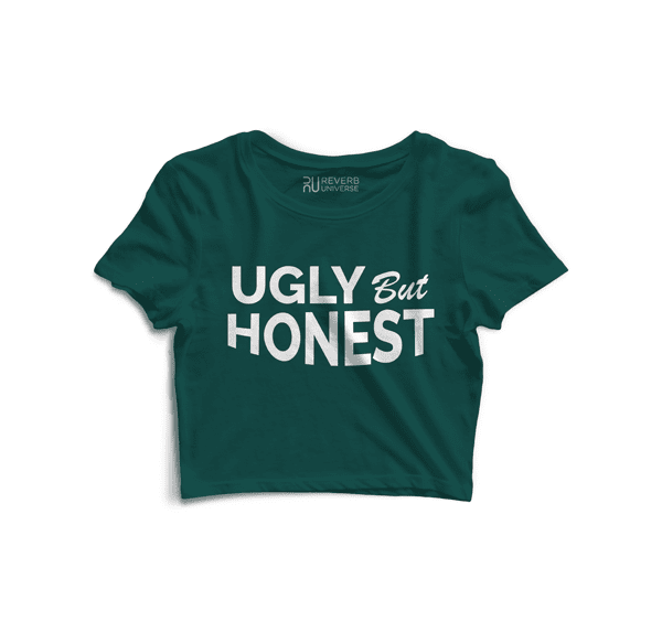 Ugly But Honest Graphic Crop Top