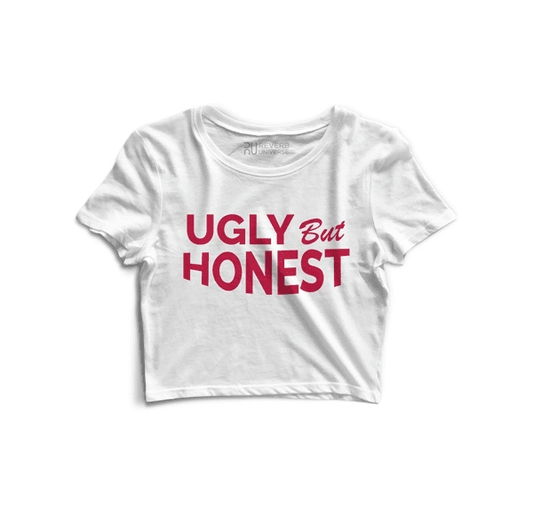 Ugly But Honest Graphic Crop Top