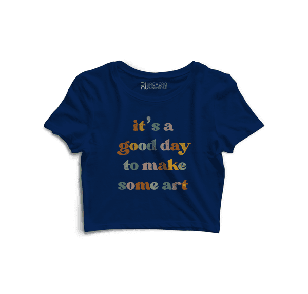 Its A Good Day Graphic Crop Top