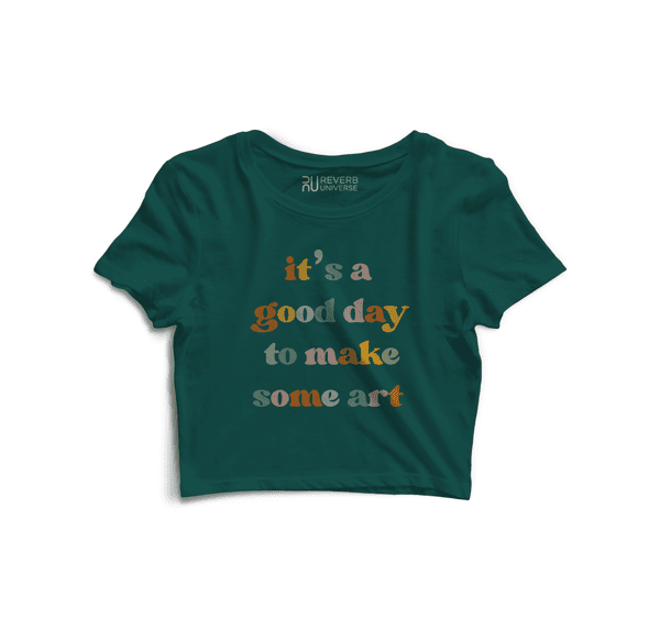 Its A Good Day Graphic Crop Top