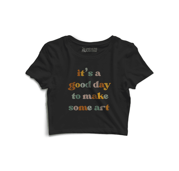 Its A Good Day Graphic Crop Top
