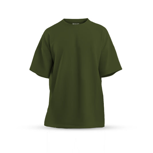 Olive Oversized Basic T-shirt