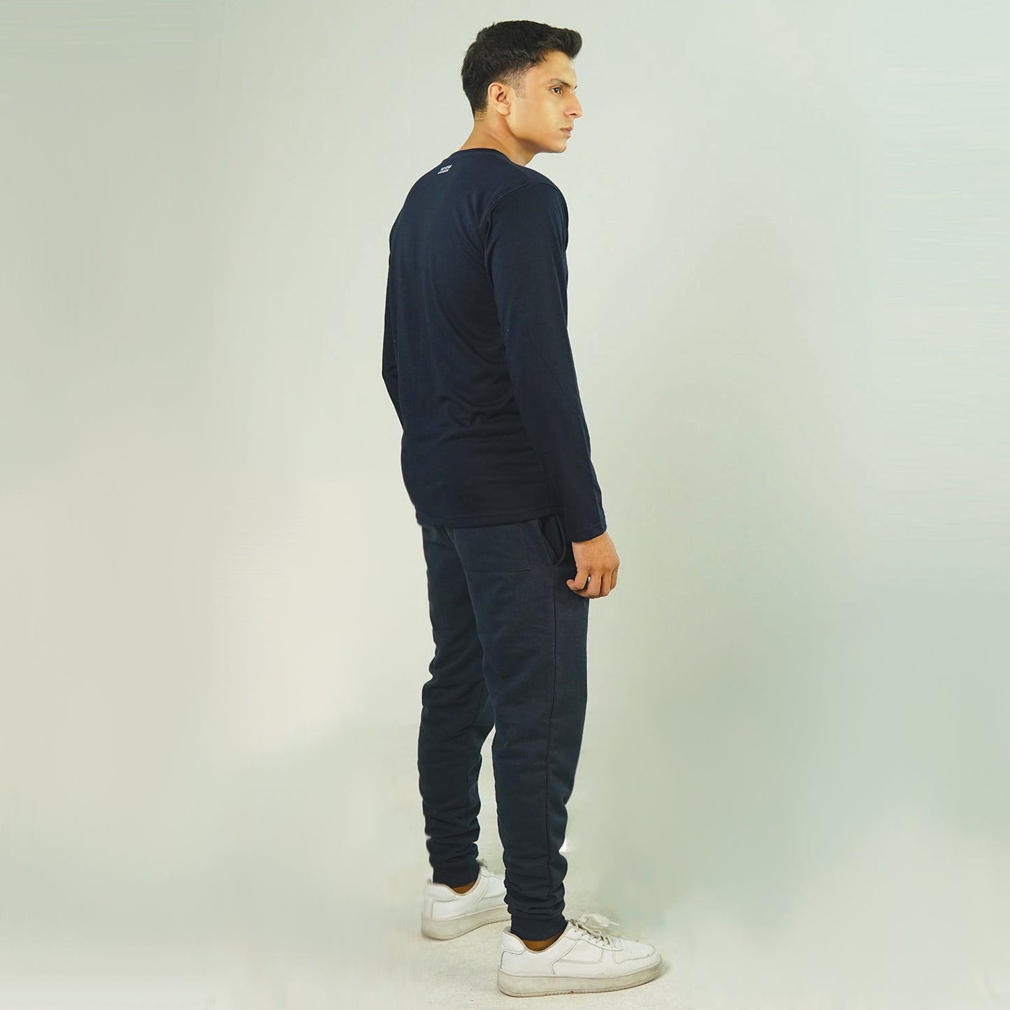 Navy Blue Tracksuit Full Sleeve Tee