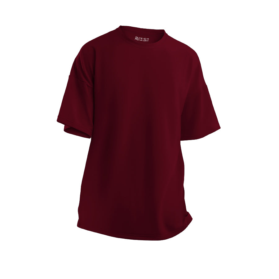 Maroon Oversized Tee