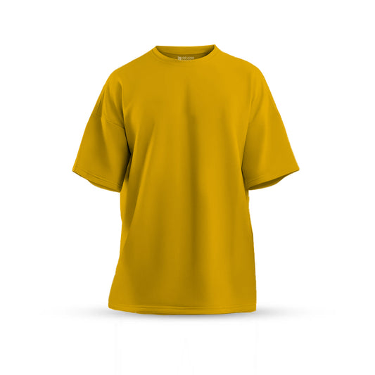 Mustard Oversized Basic T-shirt