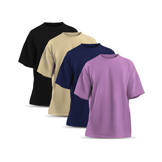 Pack of 4 Oversized T-shirt