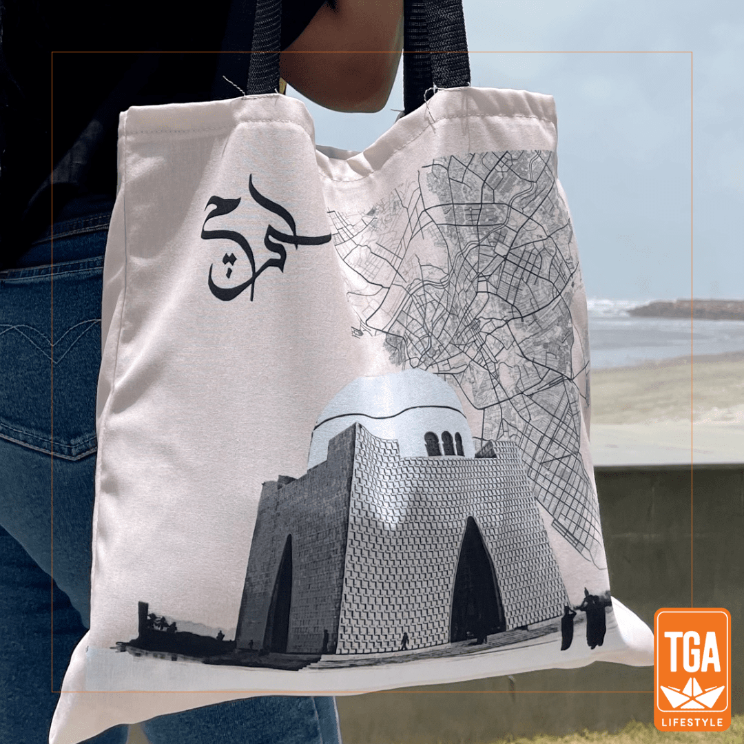 Quaid Mazar Off-white Tote Bag
