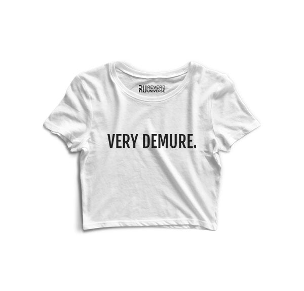 Very demure Graphic Crop Top