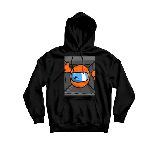 Among Us Orange Vented Graphic Unisex Hoodie