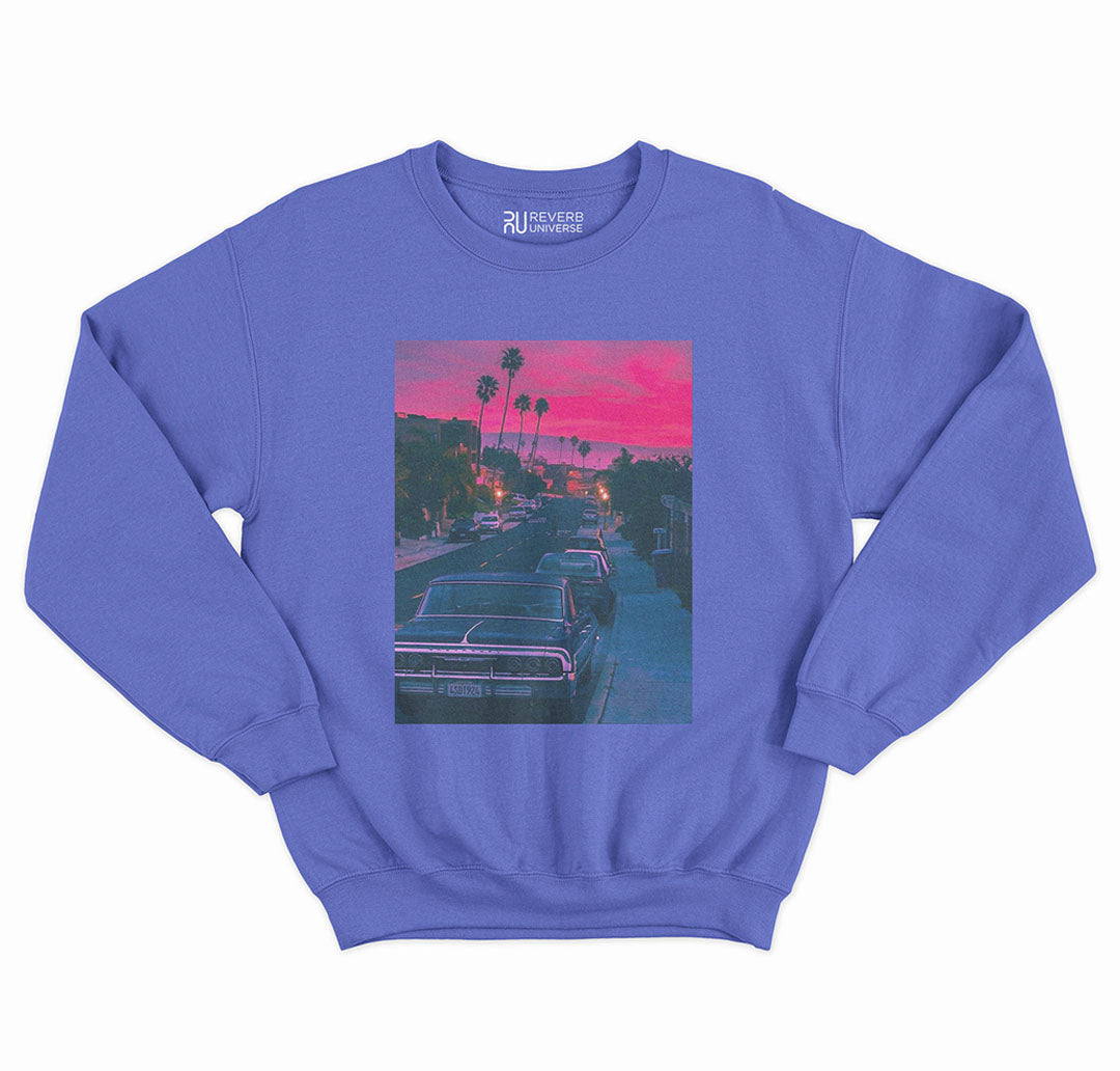 Retro Evening Graphic Sweatshirt
