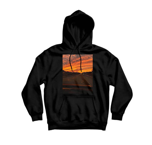 A Serene Sunset Graphic Unisex Hoodie