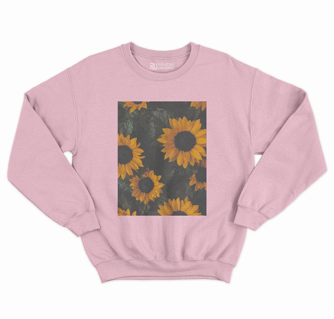 Sunflowers Blooming Graphic Sweatshirt
