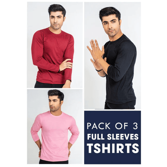 Pack of 3 Full Sleeve Tees