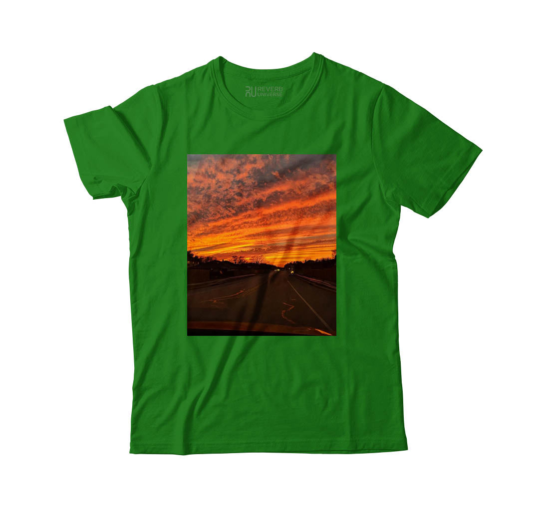 A Serene Sunset Graphic Tee