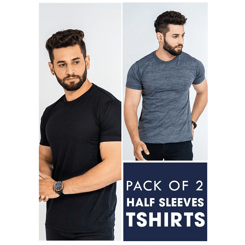 Pack of 2 Half Sleeve Tees