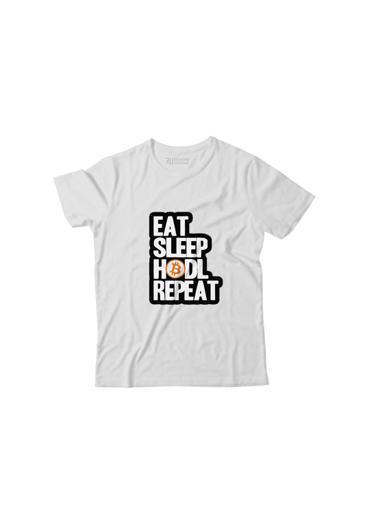 Eat Sleep Hodl Repeat Graphic Tee