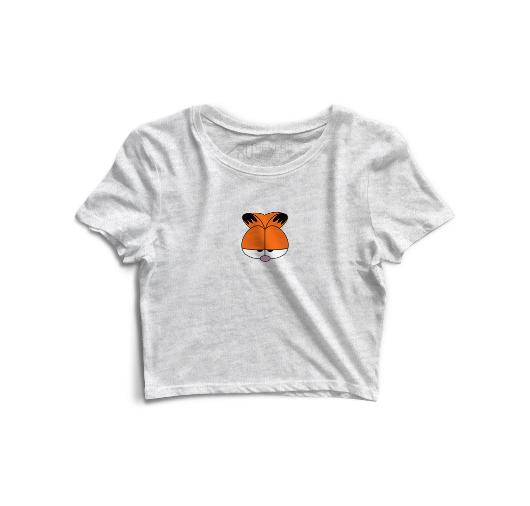 Sneeky Garfield Graphic Crop Top
