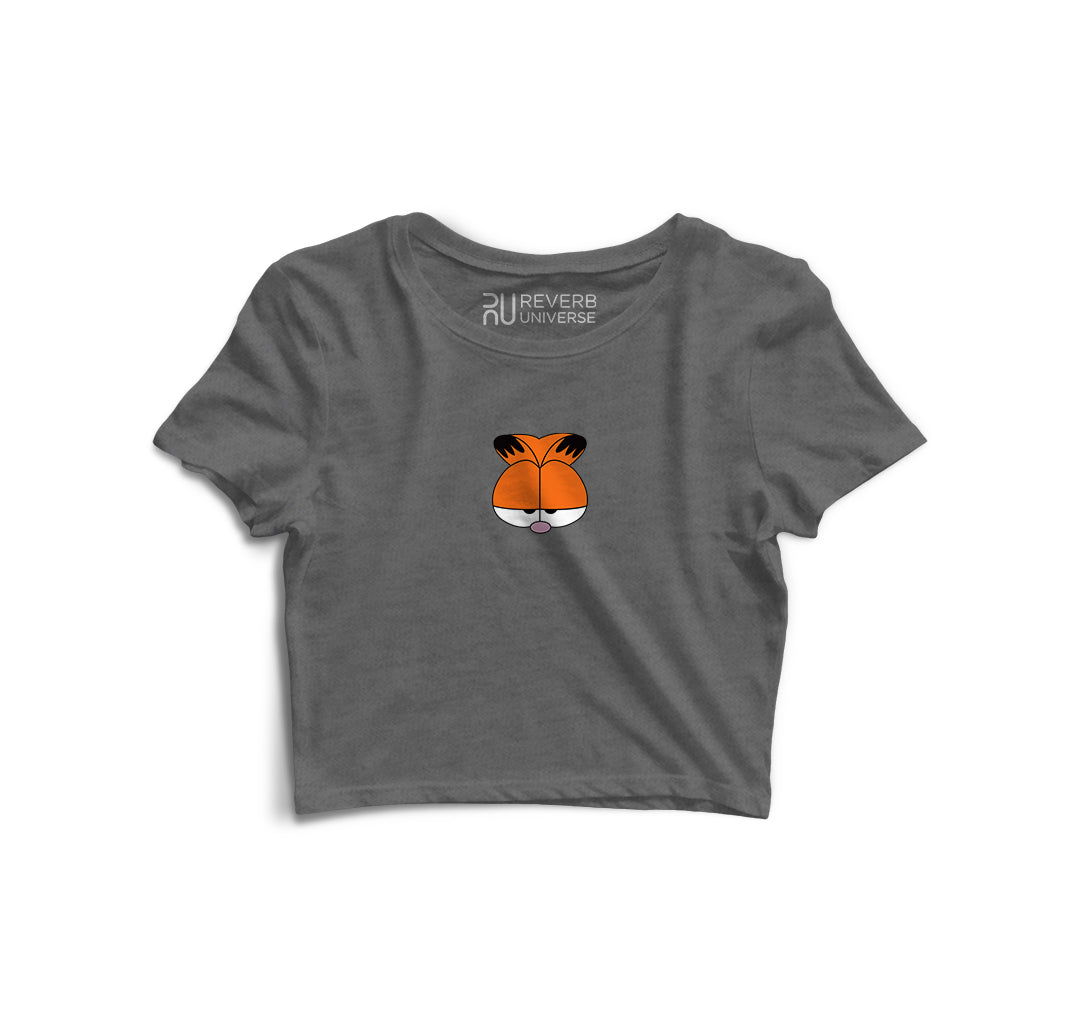 Sneeky Garfield Graphic Crop Top
