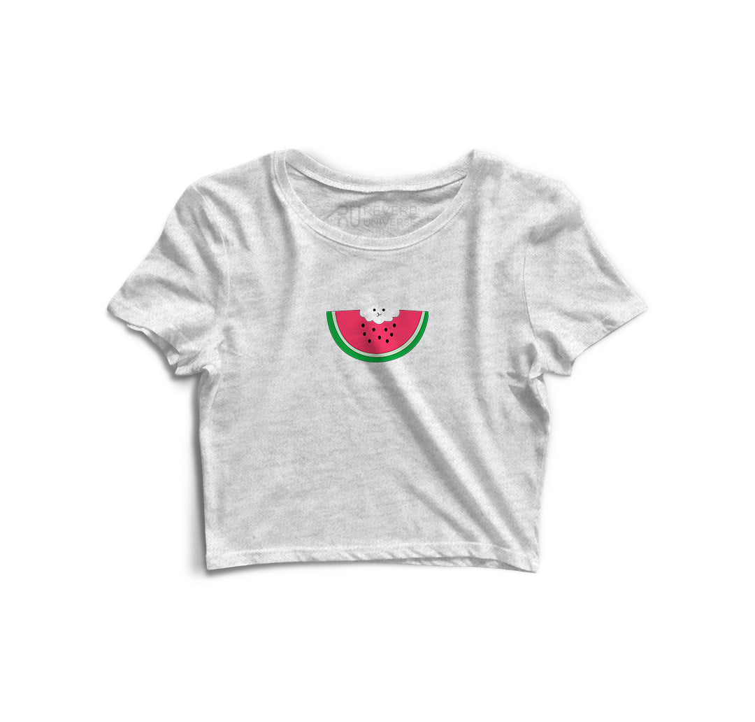 Melon Graphic Crop Top