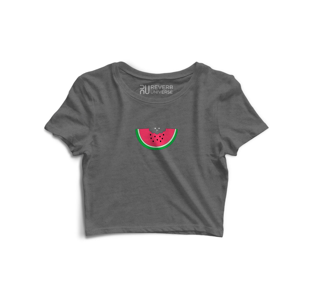 Melon Graphic Crop Top