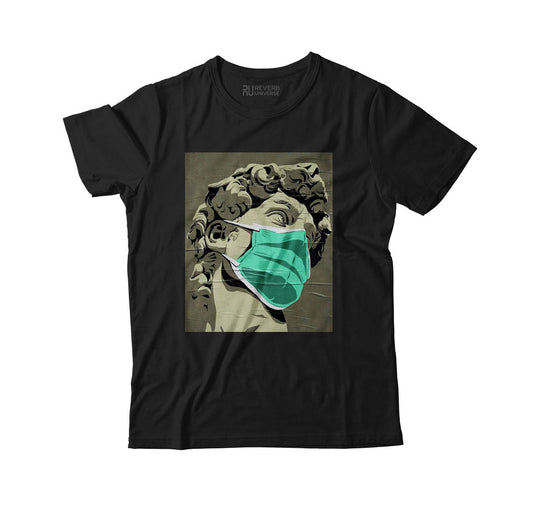 David Head Face Mask Graphic Tee