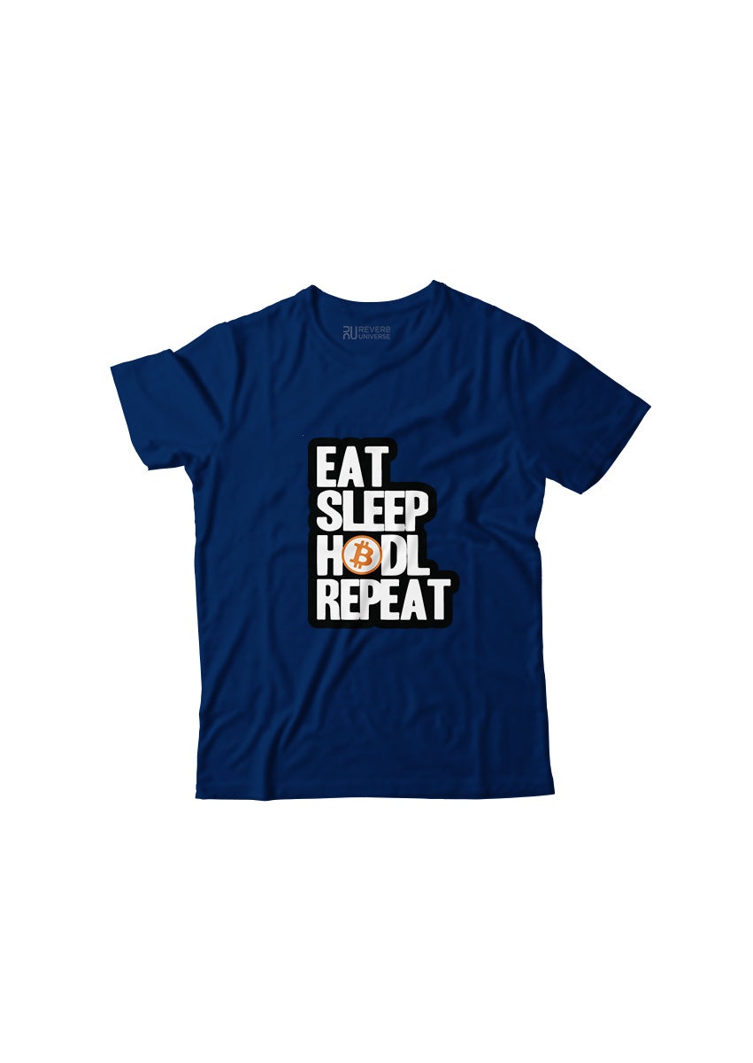 Eat Sleep Hodl Repeat Graphic Tee