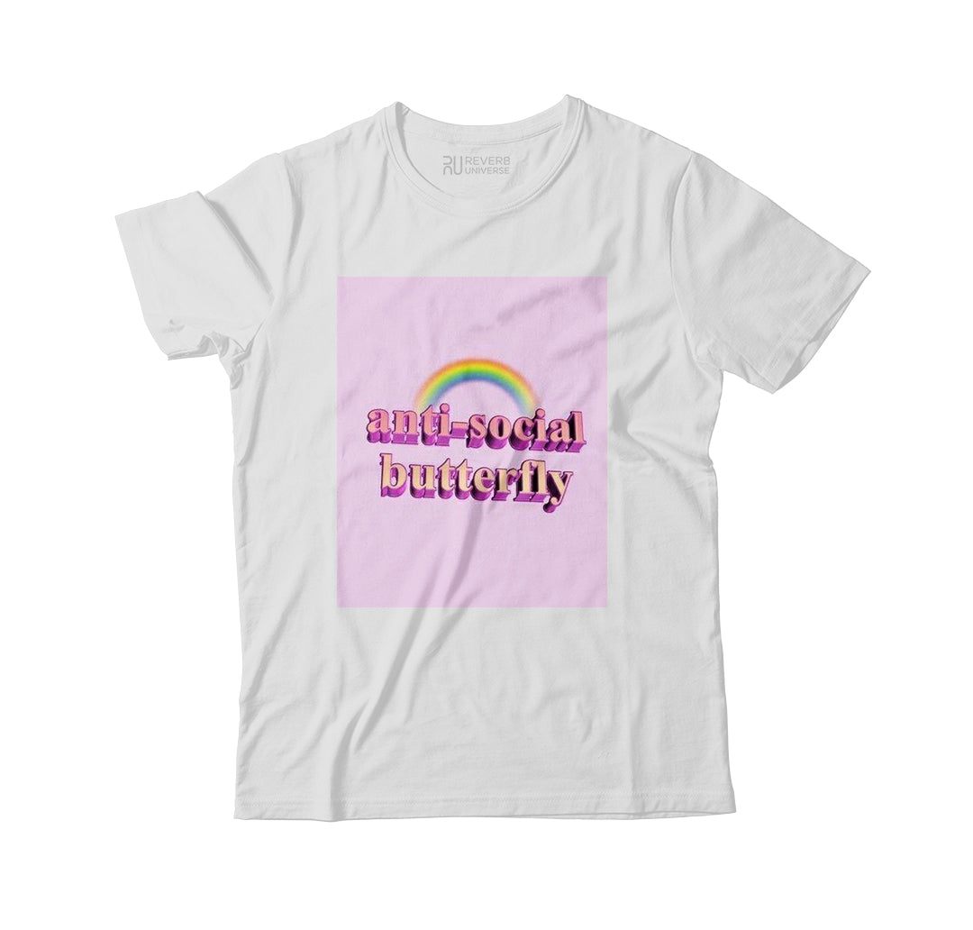Anti-Social Butterfly Graphic Tee