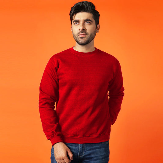 Basic Red Sweatshirt