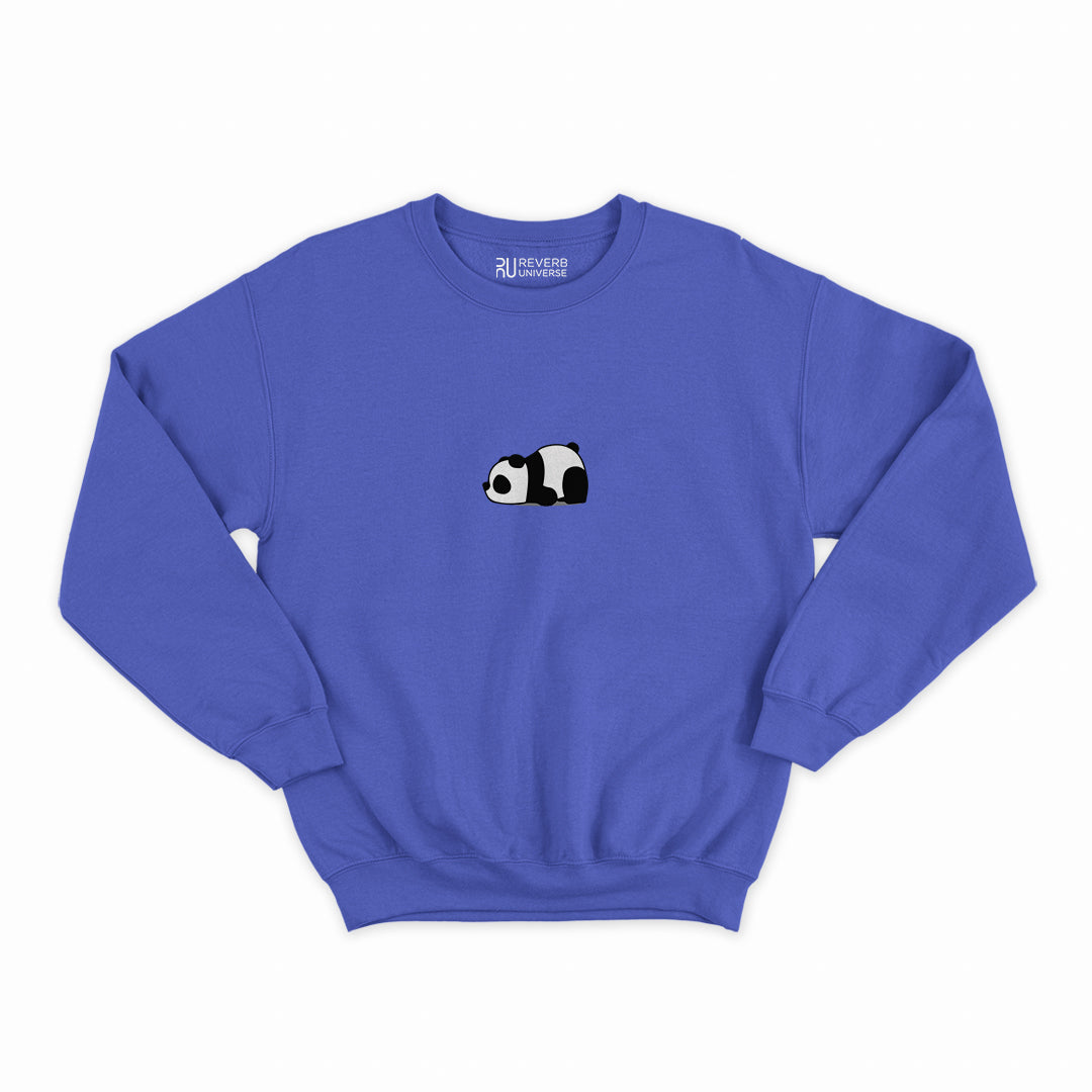 Tired Panda Graphic Sweatshirt