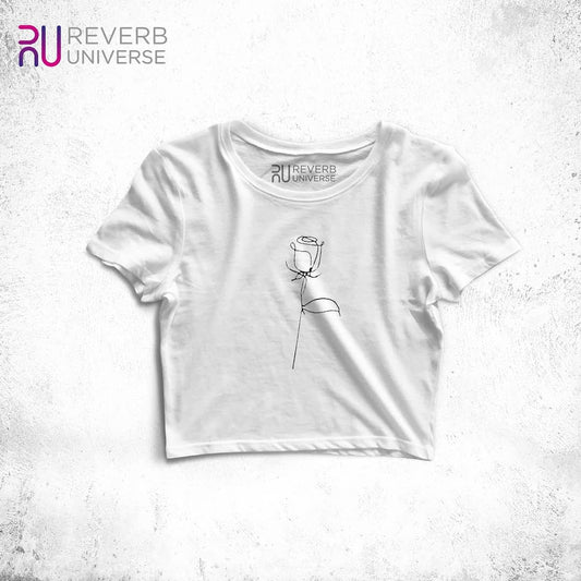 Flower Graphic Crop Top