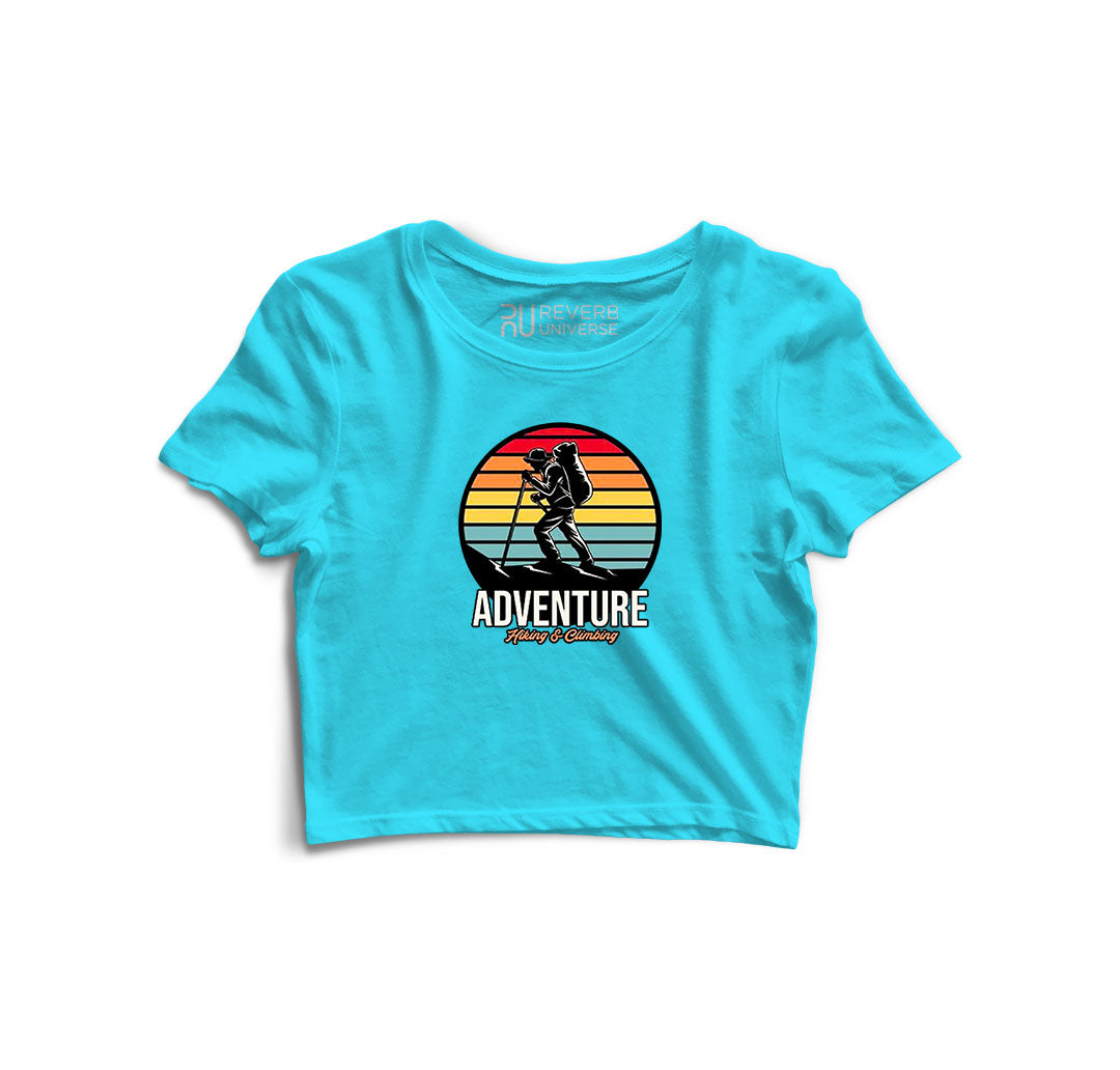 Adventure Graphic Crop Top