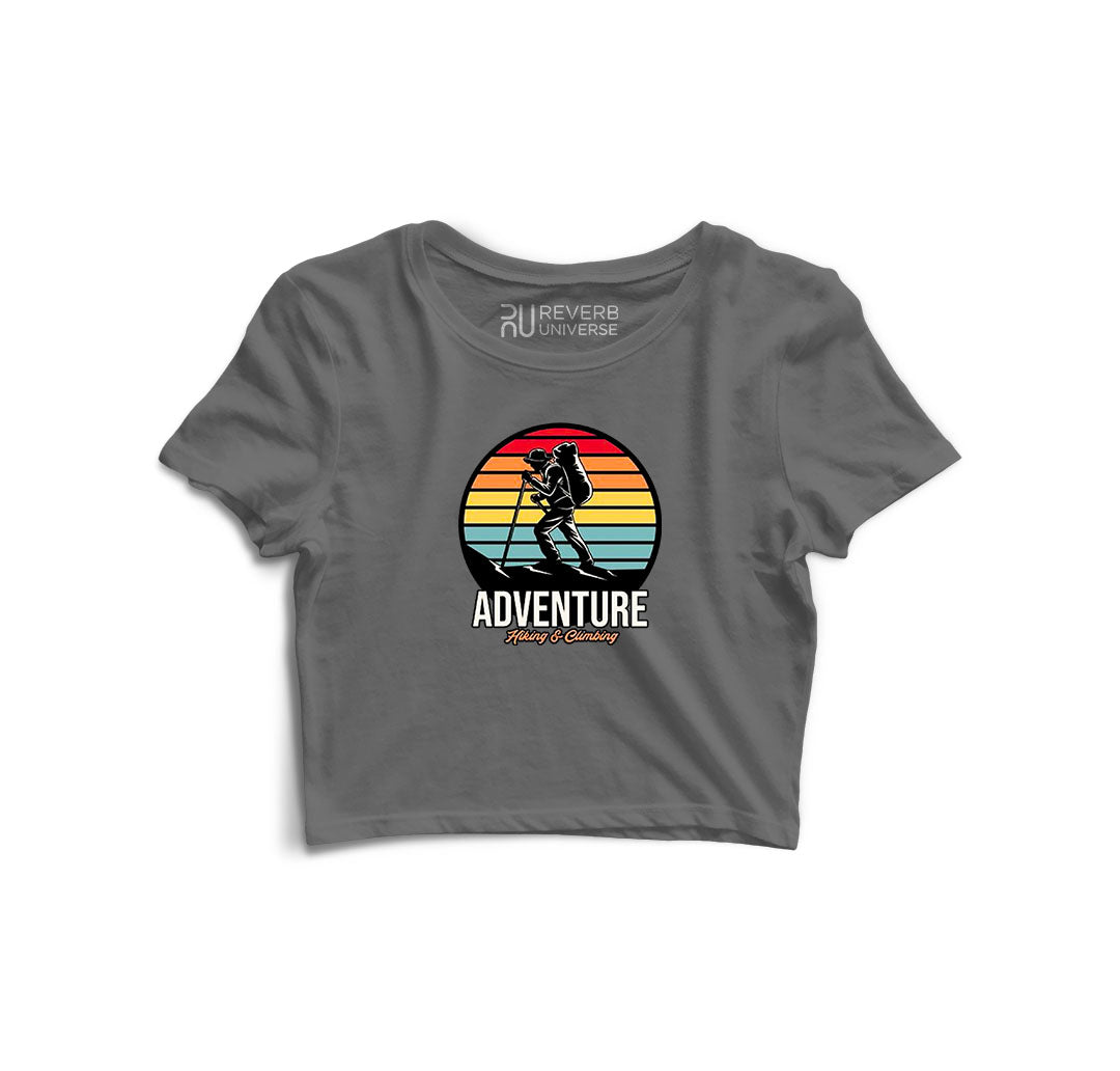 Adventure Graphic Crop Top