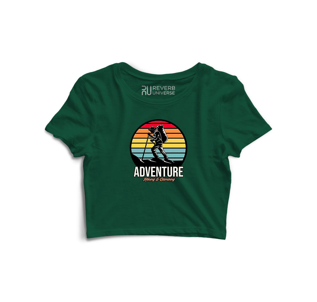 Adventure Graphic Crop Top