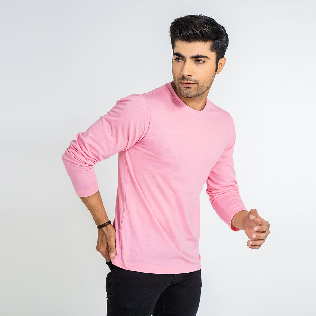 Basic Pink Full Sleeve Tee