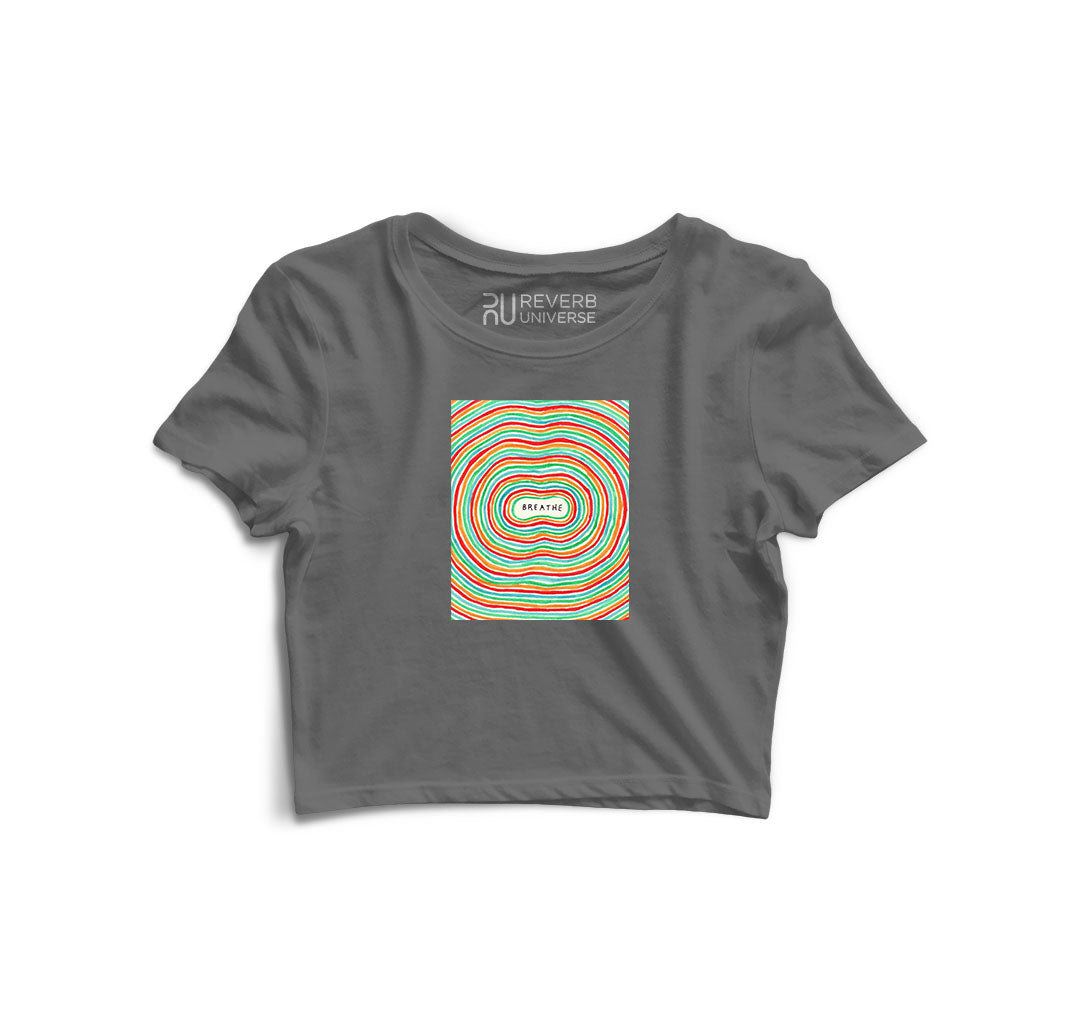 Breathe Graphic Crop Top