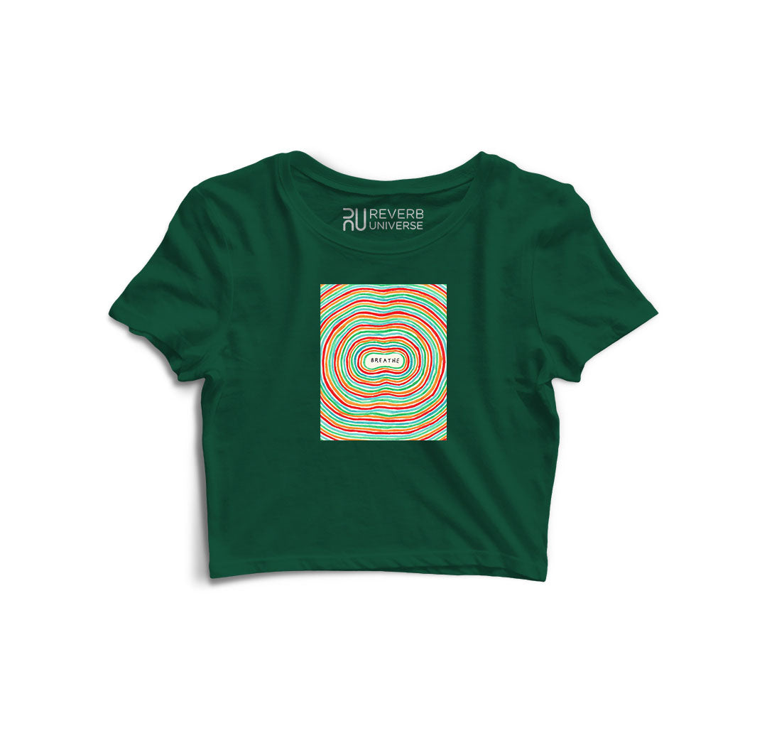 Breathe Graphic Crop Top