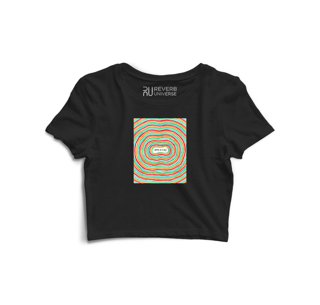 Breathe Graphic Crop Top