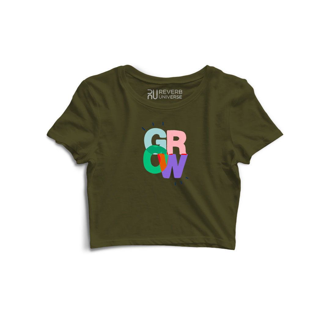Grow Graphic Crop Top