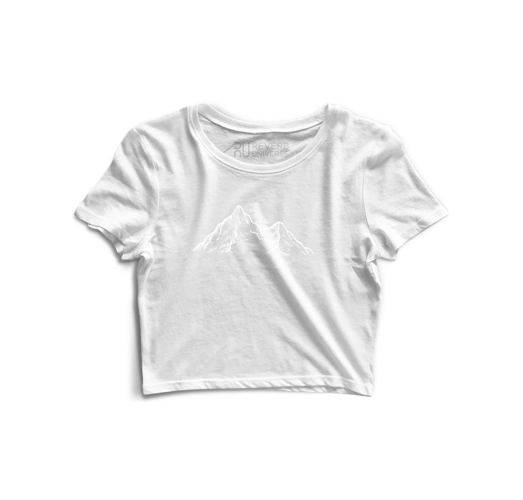 Mountains Graphic Crop Top
