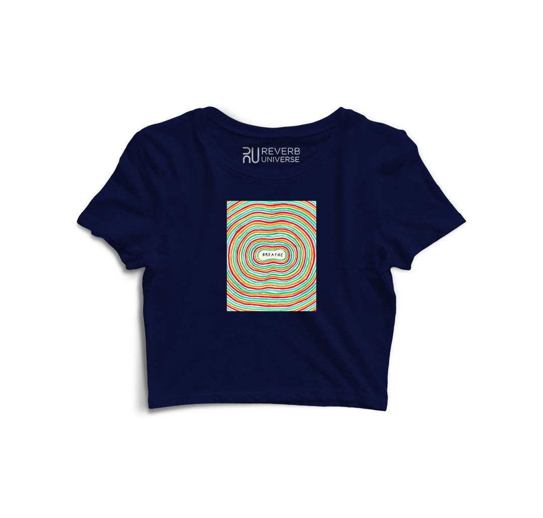 Breathe Graphic Crop Top