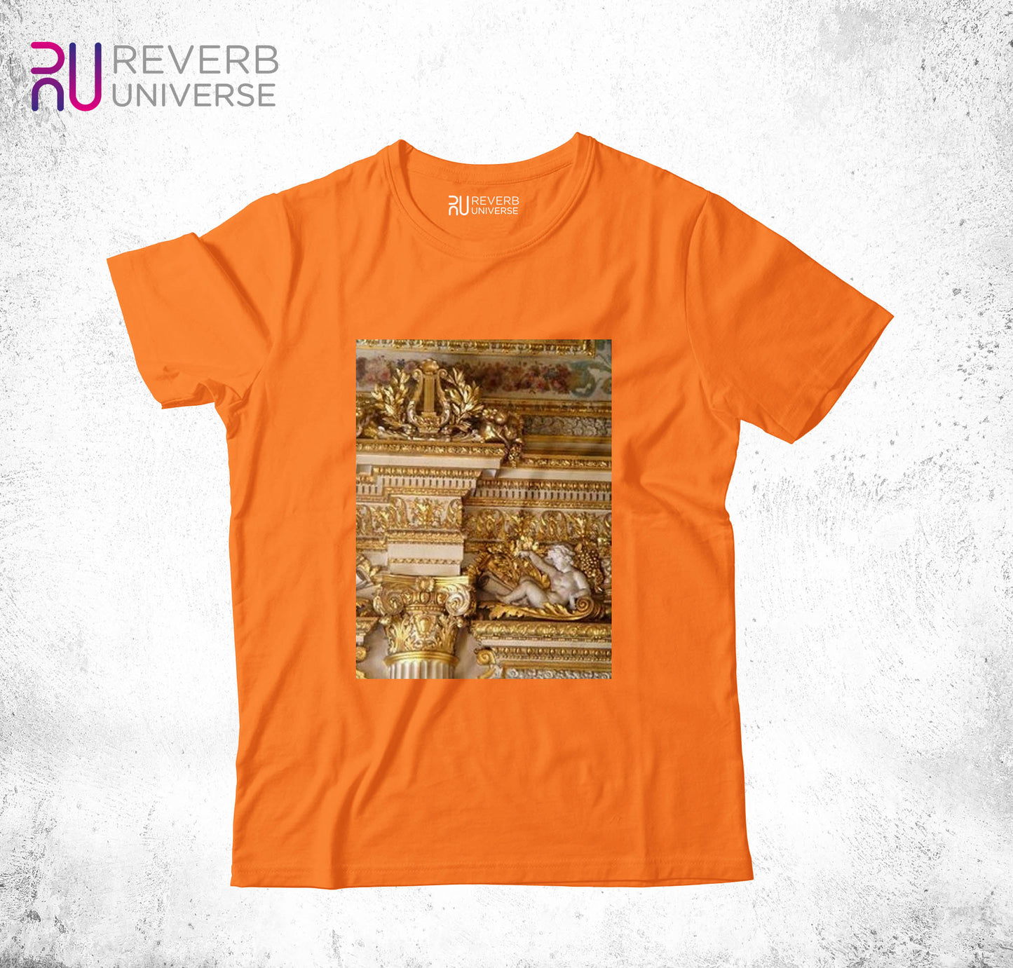 Gold Baroque Graphic Tee