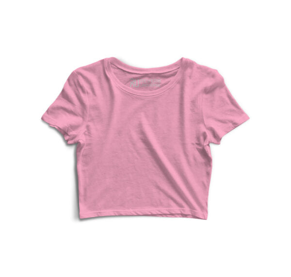 Basic Baby Pink Crop Top