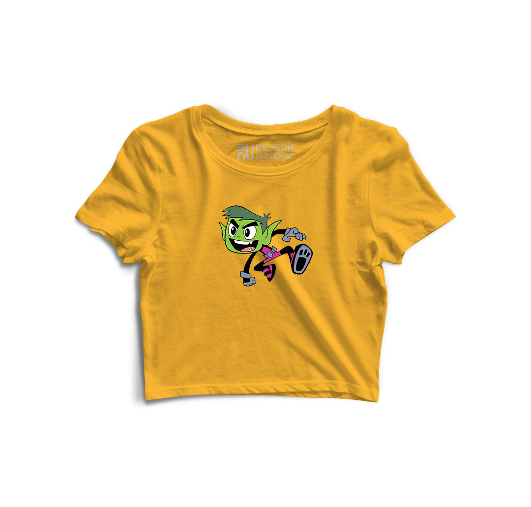 Beast Boy Graphic Crop Top