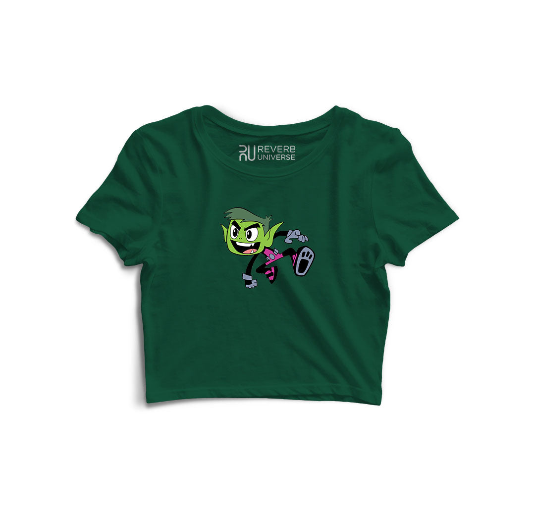 Beast Boy Graphic Crop Top