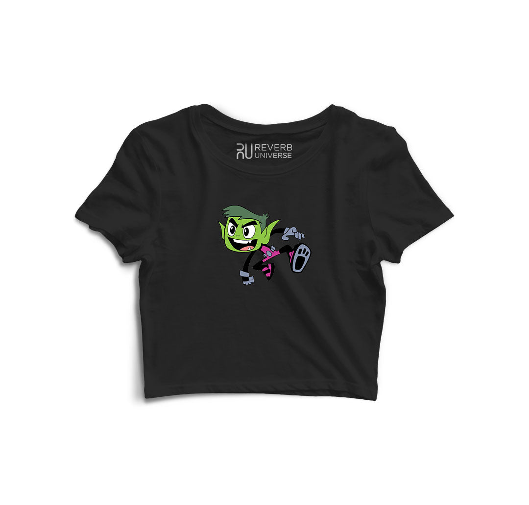 Beast Boy Graphic Crop Top
