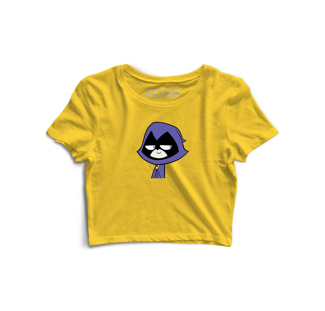 Raven Graphic Crop Top