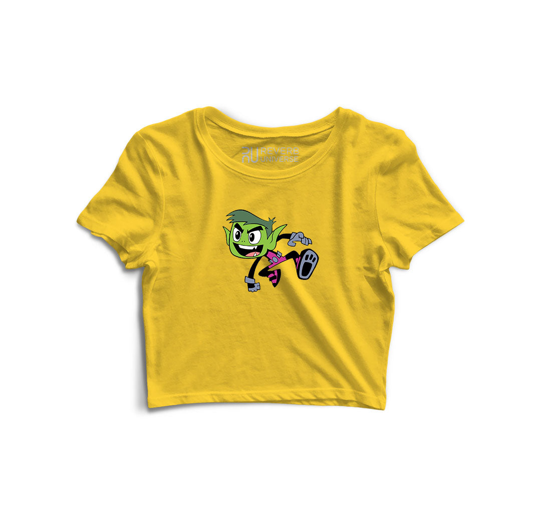 Beast Boy Graphic Crop Top